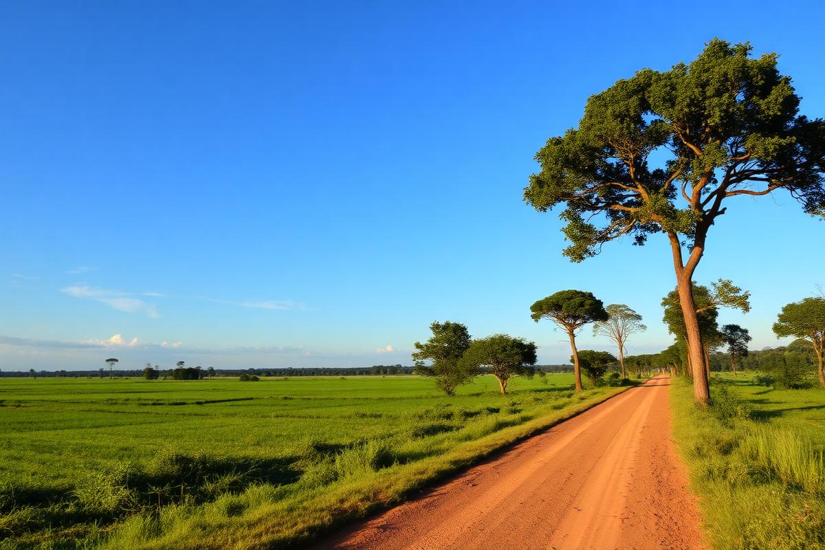 Imagem ilustrativa de estrada vicinal em Roraima